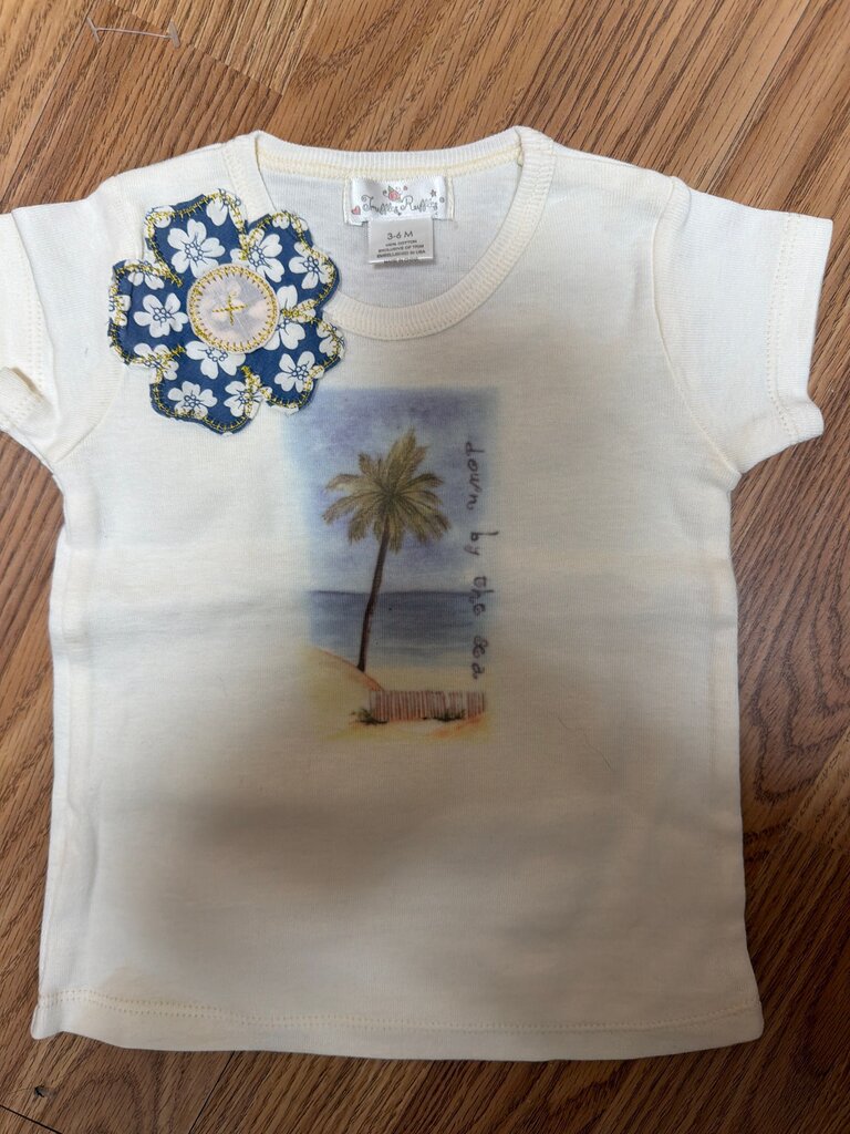 Truffles Ruffles Infant Shirt with Floral Design