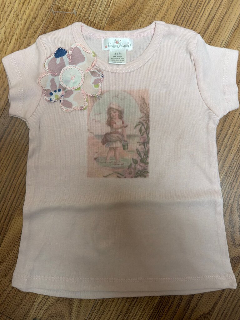 Truffles Ruffles Cute Pink Baby T-Shirt