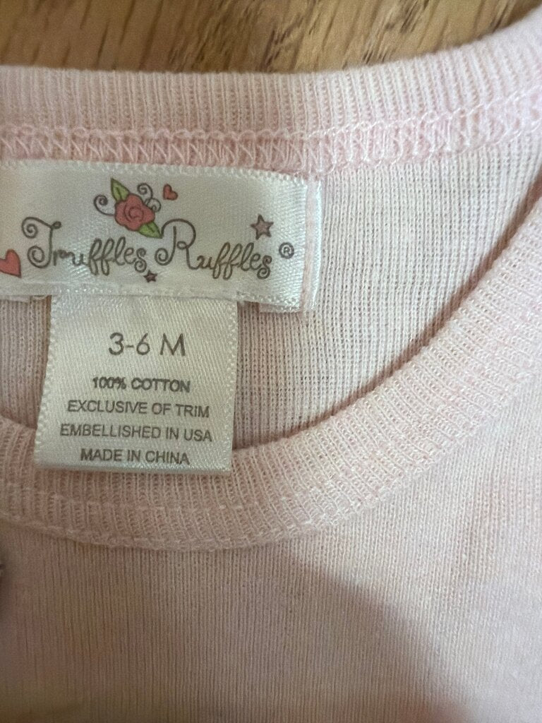 Truffles Ruffles Cute Pink Baby T-Shirt
