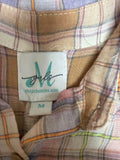 Plaid Button-Up Dress