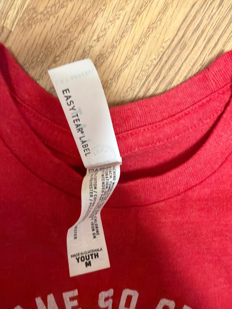 Youth Red Graphic T-Shirt