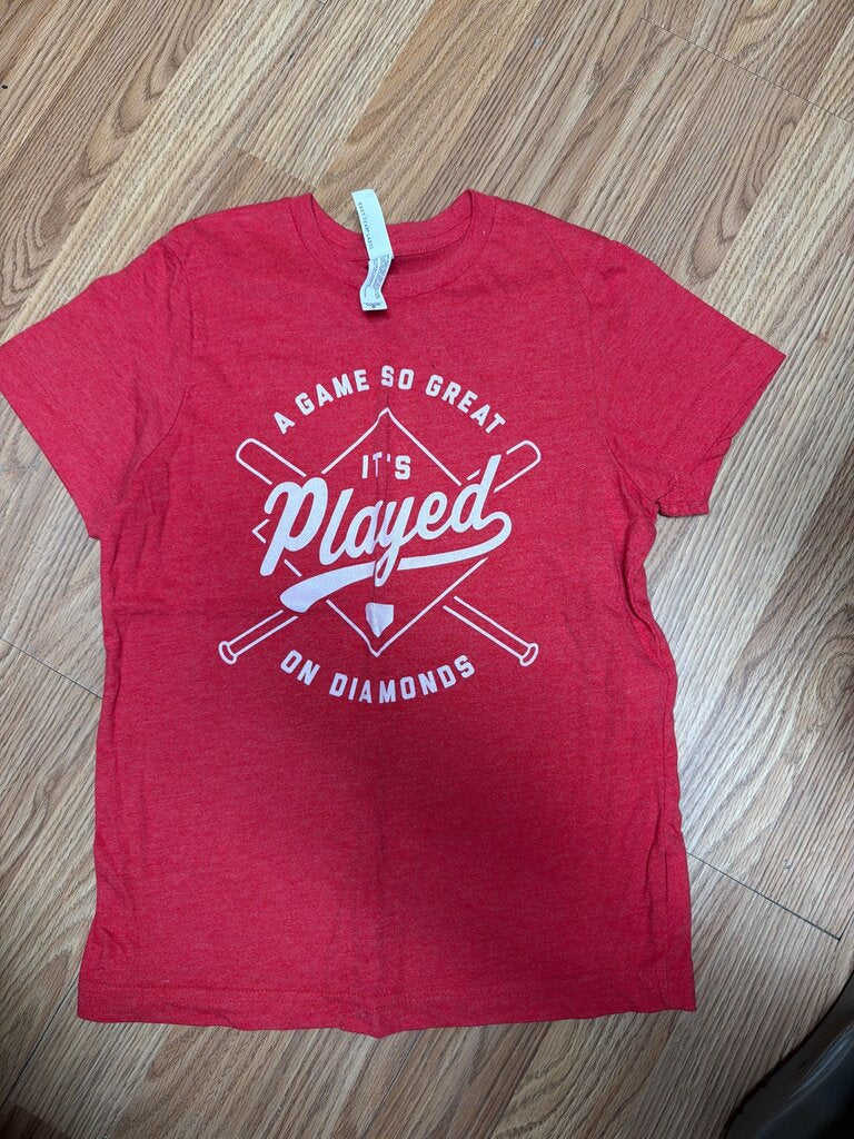 Youth Red Graphic T-Shirt