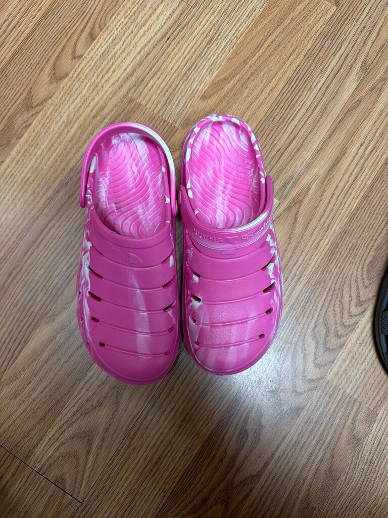 Rugged Shark Pink Clog Shoes