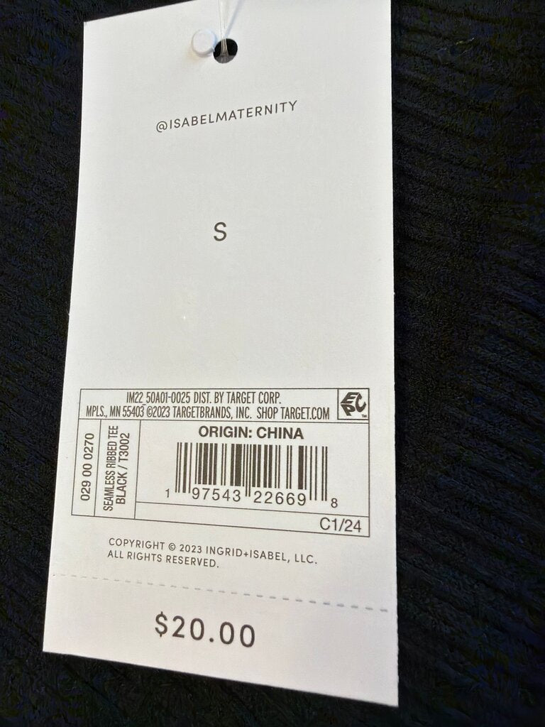 Isabel Maternity Seamless Ribbed Top