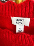 Crown & Ivy Red Sweater