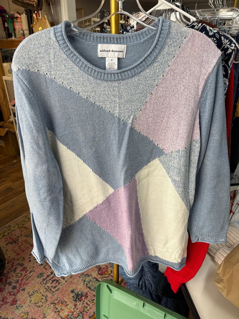 Alfred Dunner Color Block Sweater