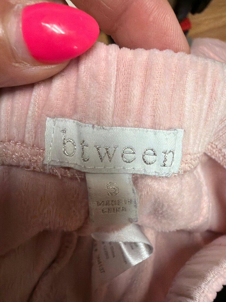 Pink Velour Pants for Tween