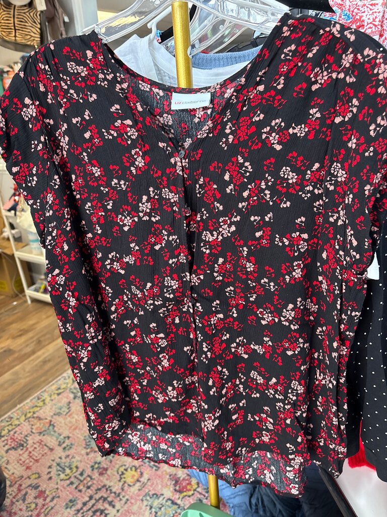 Liz Claiborne Floral Print Blouse