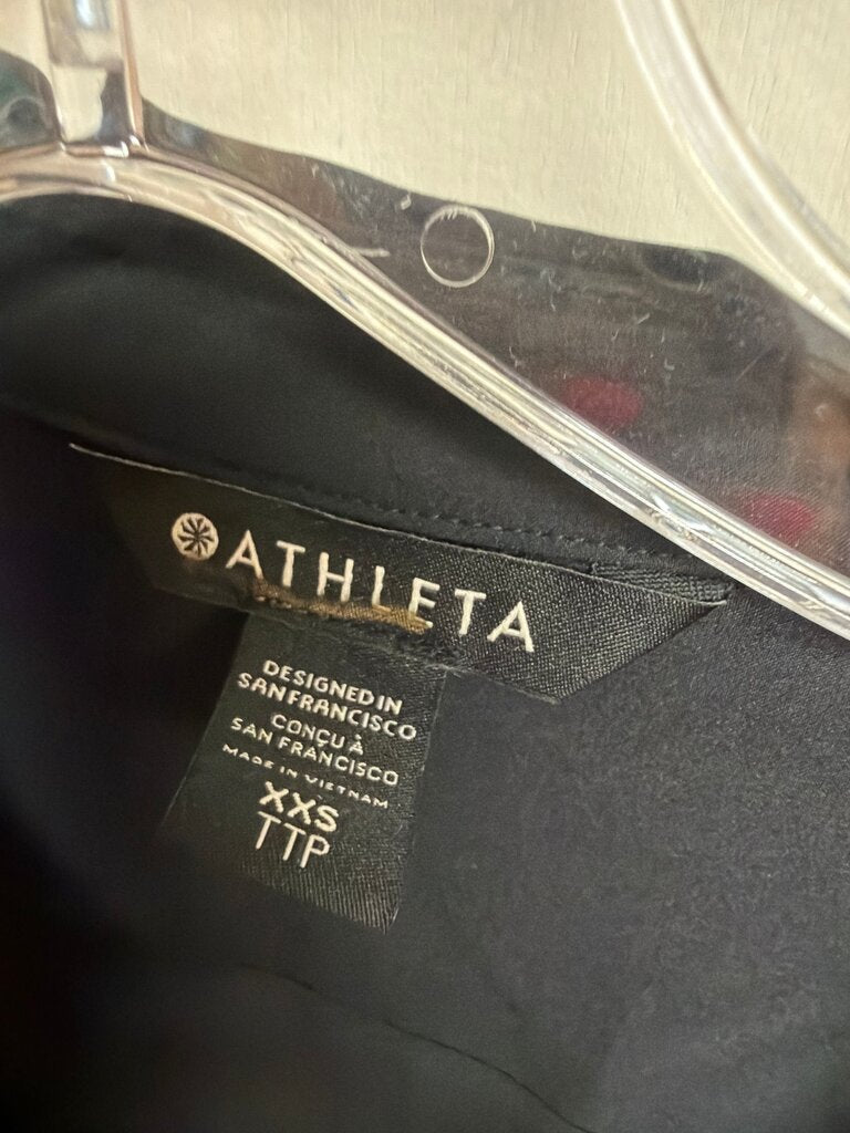 Athleta Black Long Sleeve Dress