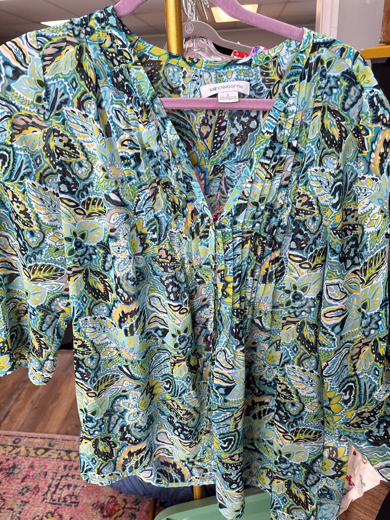 Liz Claiborne Floral Print Blouse