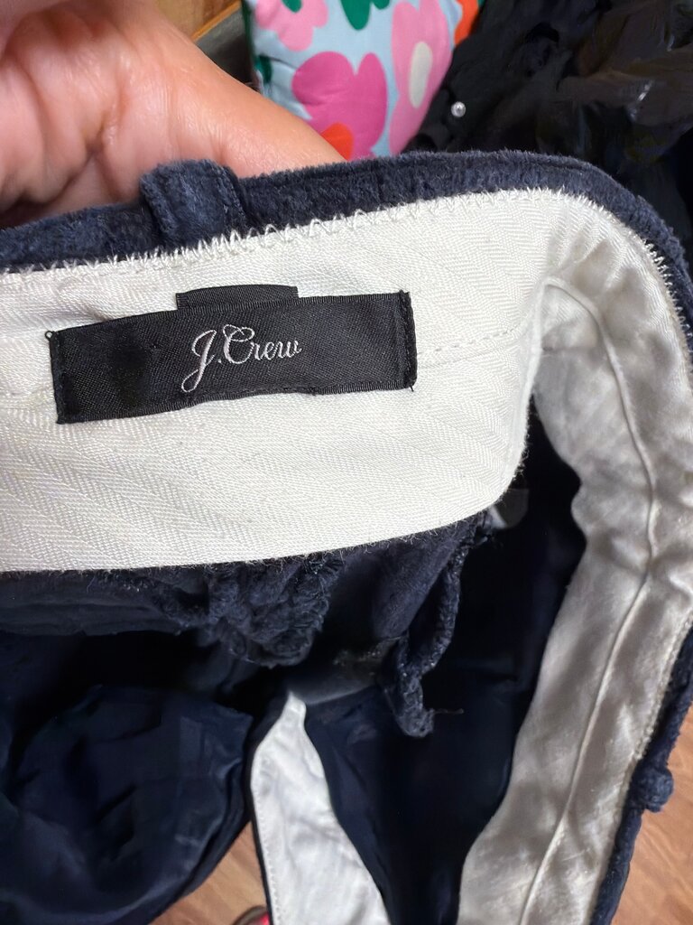 J.Crew Women's Navy Corduroy Pants