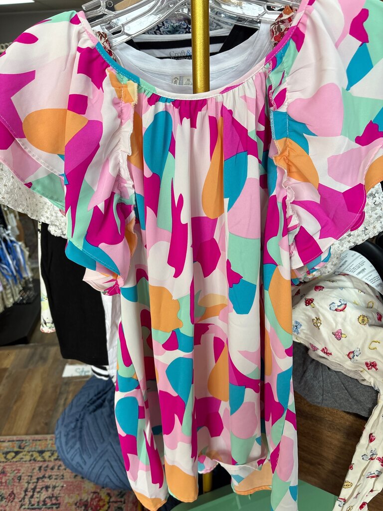 Colorful Ruffled Baby Dress