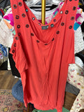 Strazzi Coral Grommet Tank Top