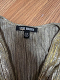 Steve Madden Gold Striped Dress