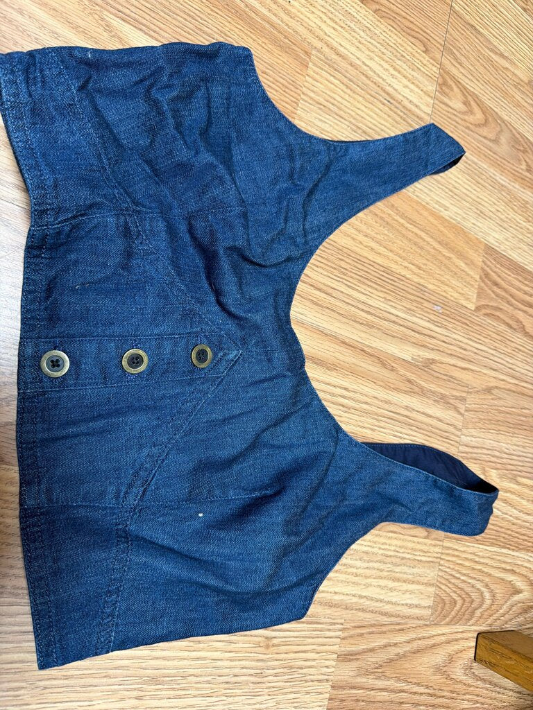 Banana Republic Women's Denim Crop Top