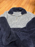 Doe & Rae Fuzzy Zip-Up Pullover