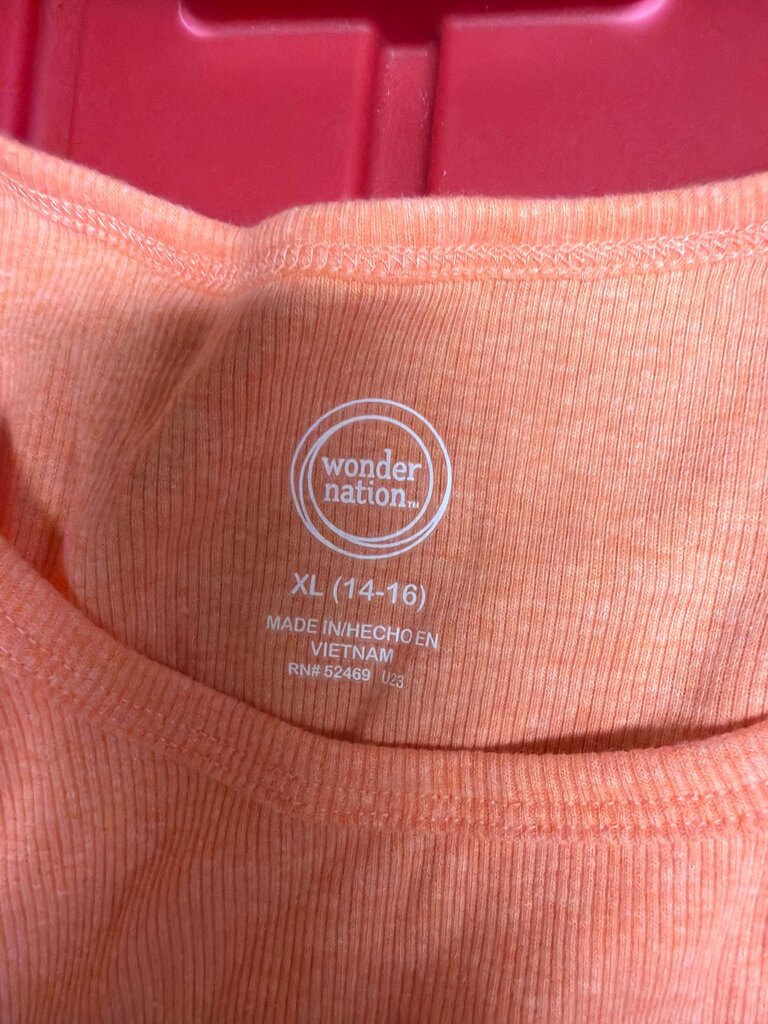 Wonder Nation Boys' Orange Tank Top