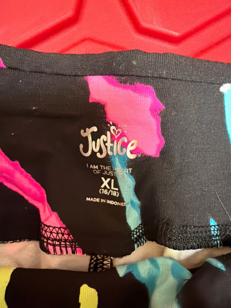 Justice Multi-Colored Athletic Shorts