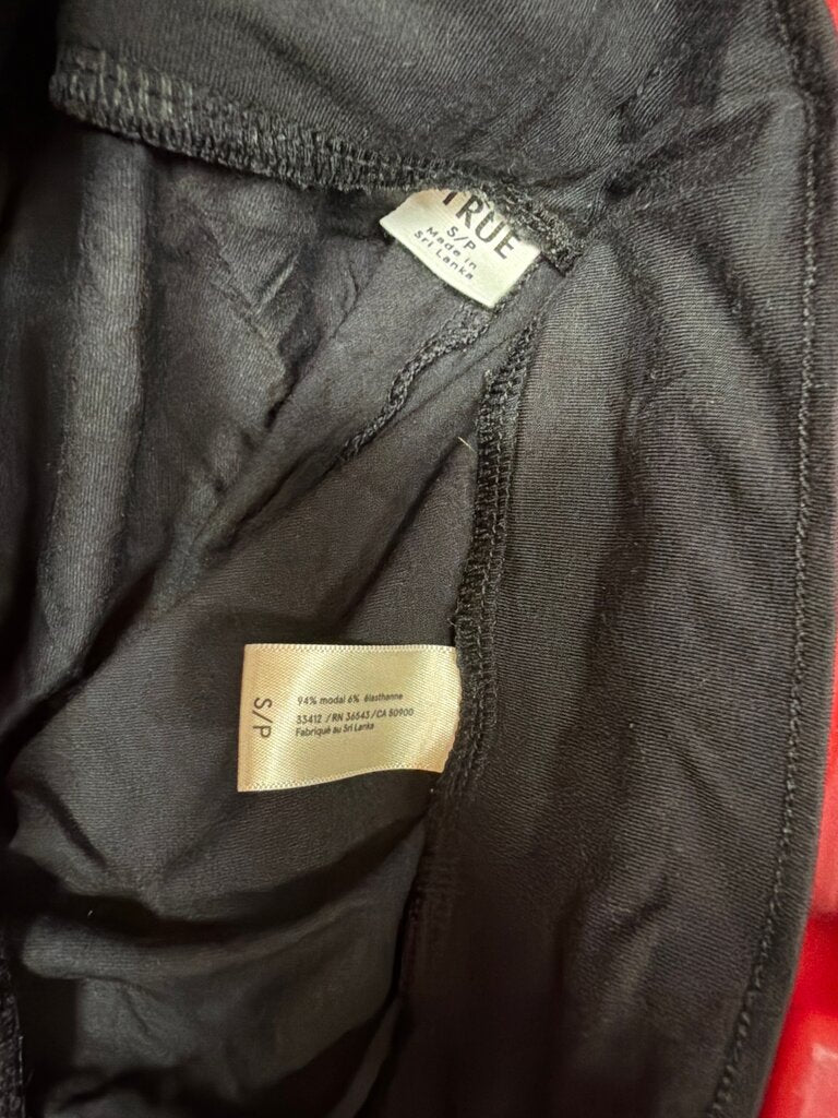 True Black Jersey Pants