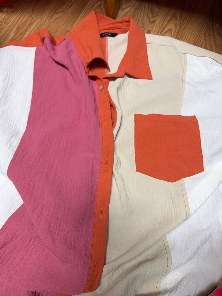 DOKOTOO Colorful Button-Up Shirt