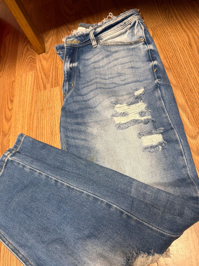 Distressed Denim Jeans