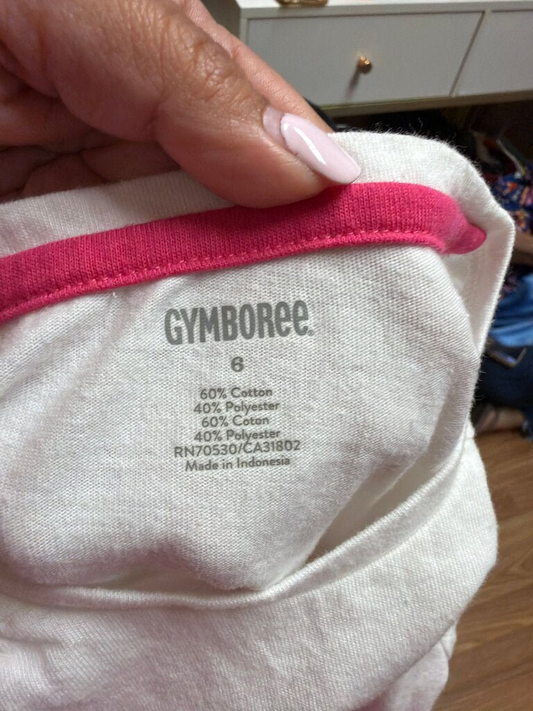 Gymboree Girls' White Ostrich Graphic Tee