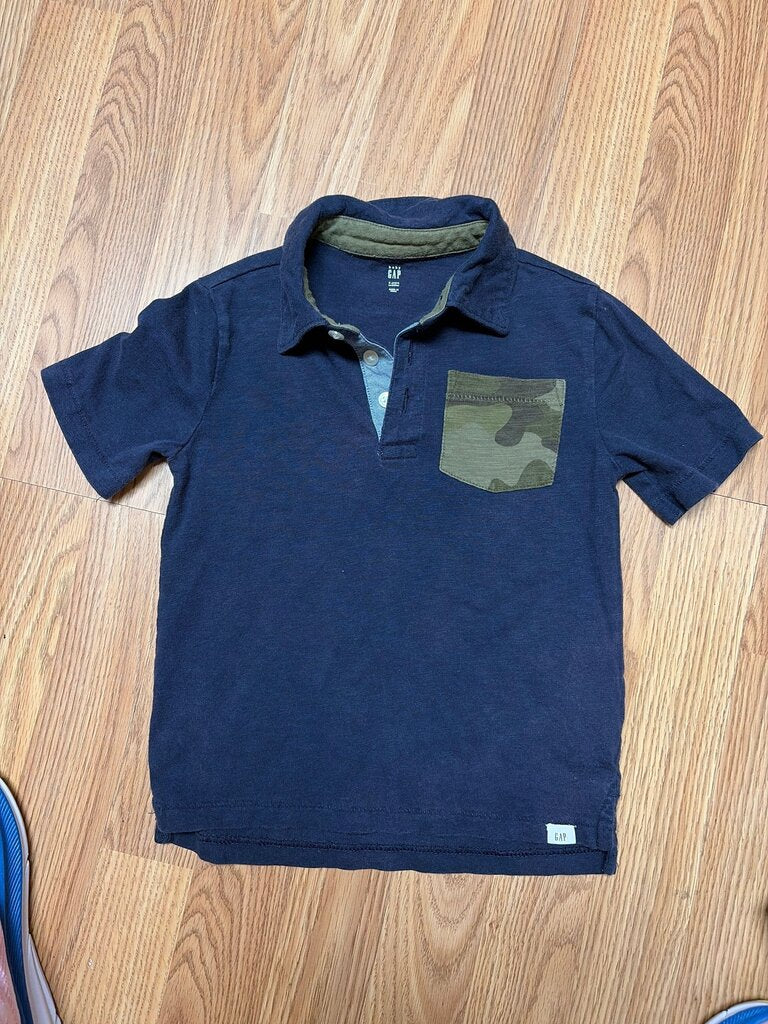 Baby GAP Camo Pocket Polo Shirt