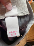 Girls' Denim Shorts with Gray Waistband