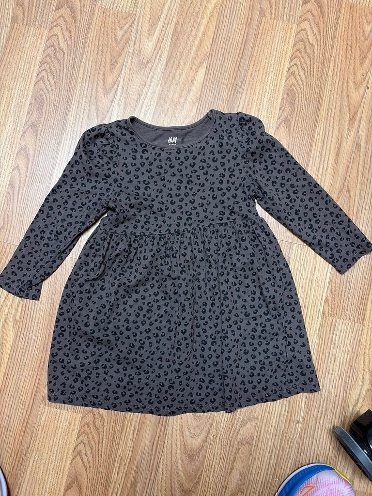 H&M Girls Leopard Print Dress