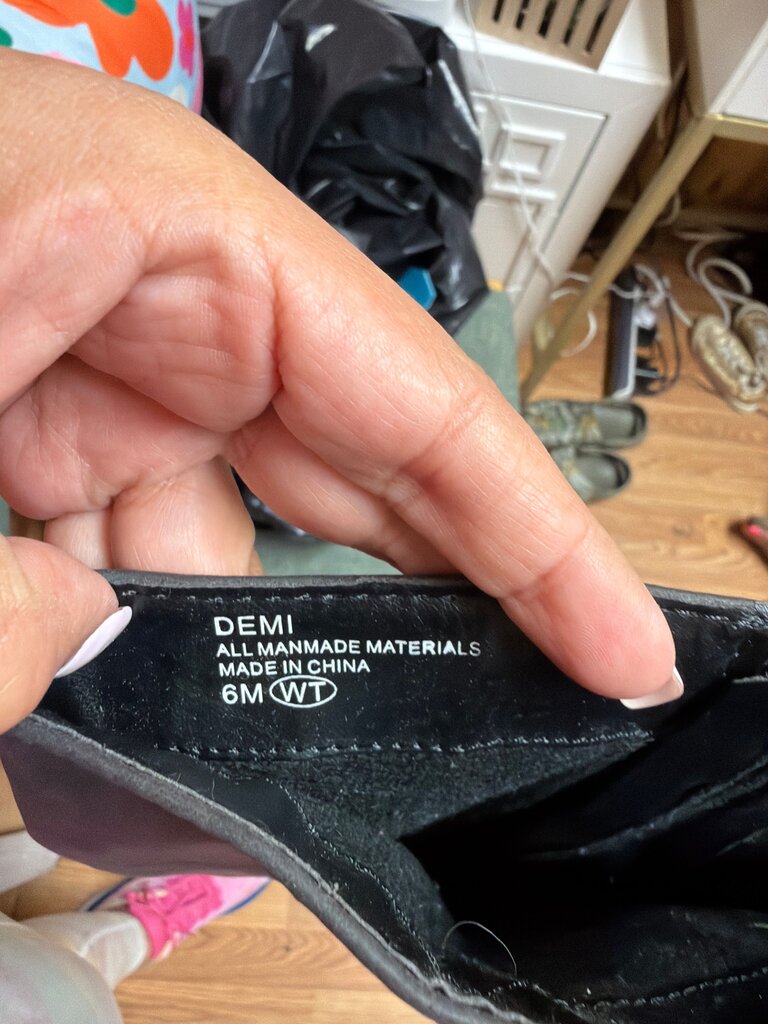 Demi Black Tall Boots