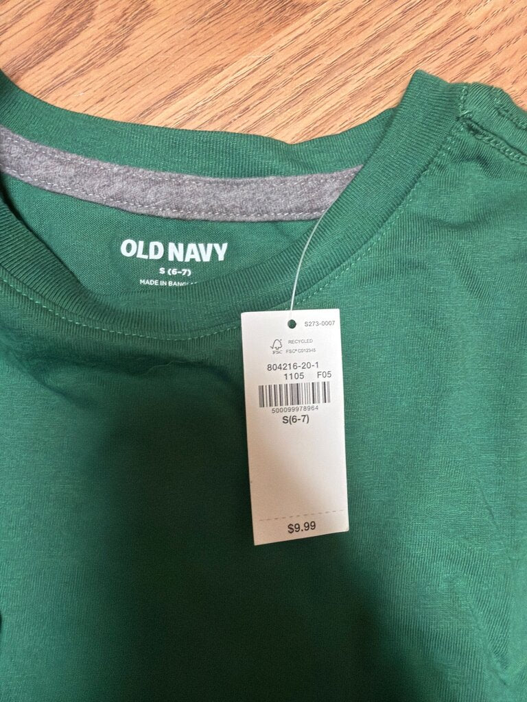 Old Navy Boys Green T-Shirt
