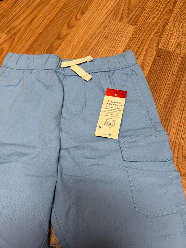 Boys Blue Cargo Pants