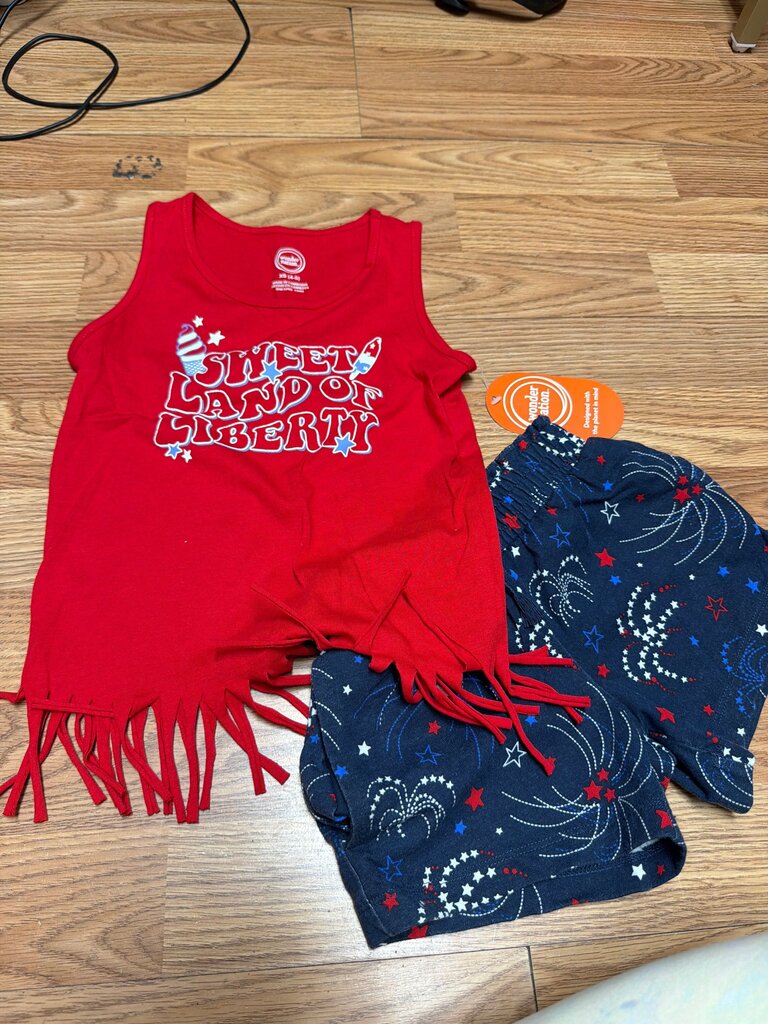 Wonder Nation Sweet Land of Liberty Outfit