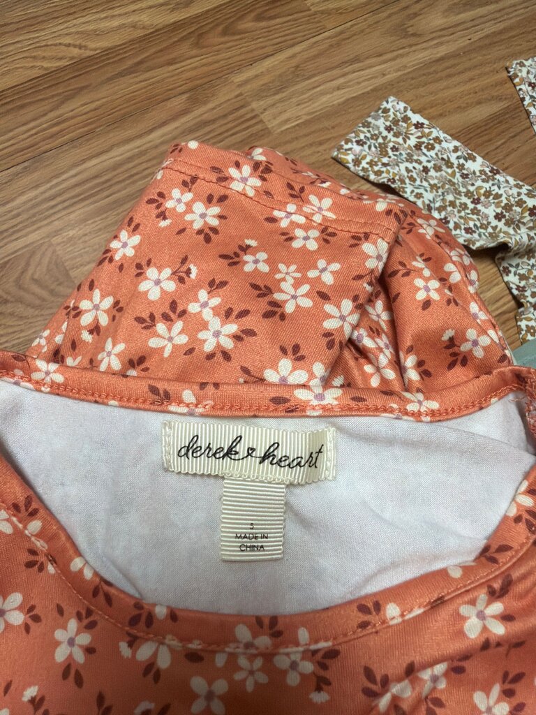 Derek Heart Floral Dress
