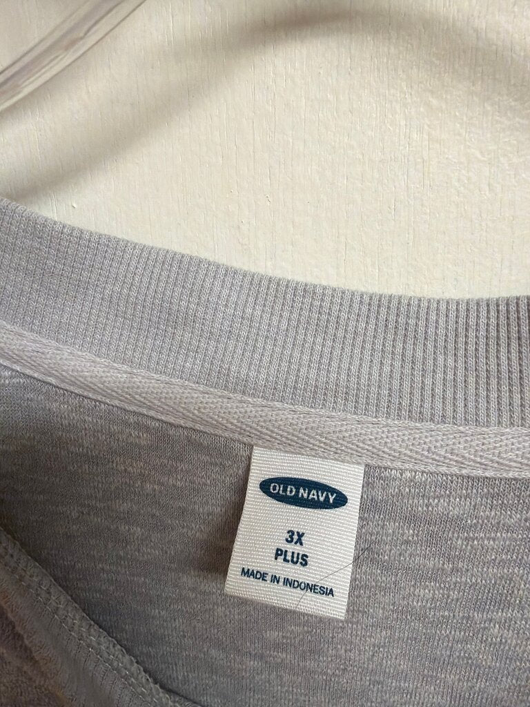 Old Navy Plus Size Gray Sweatshirt