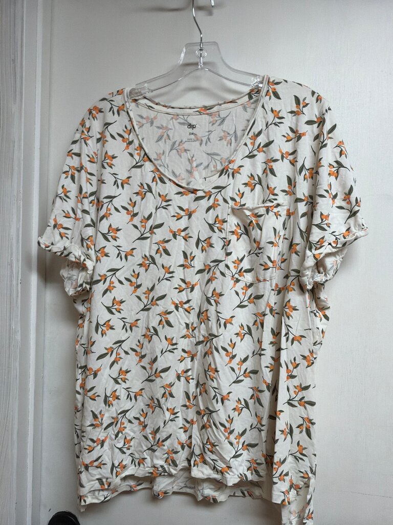 Floral Patterned Oversized T-Shirt