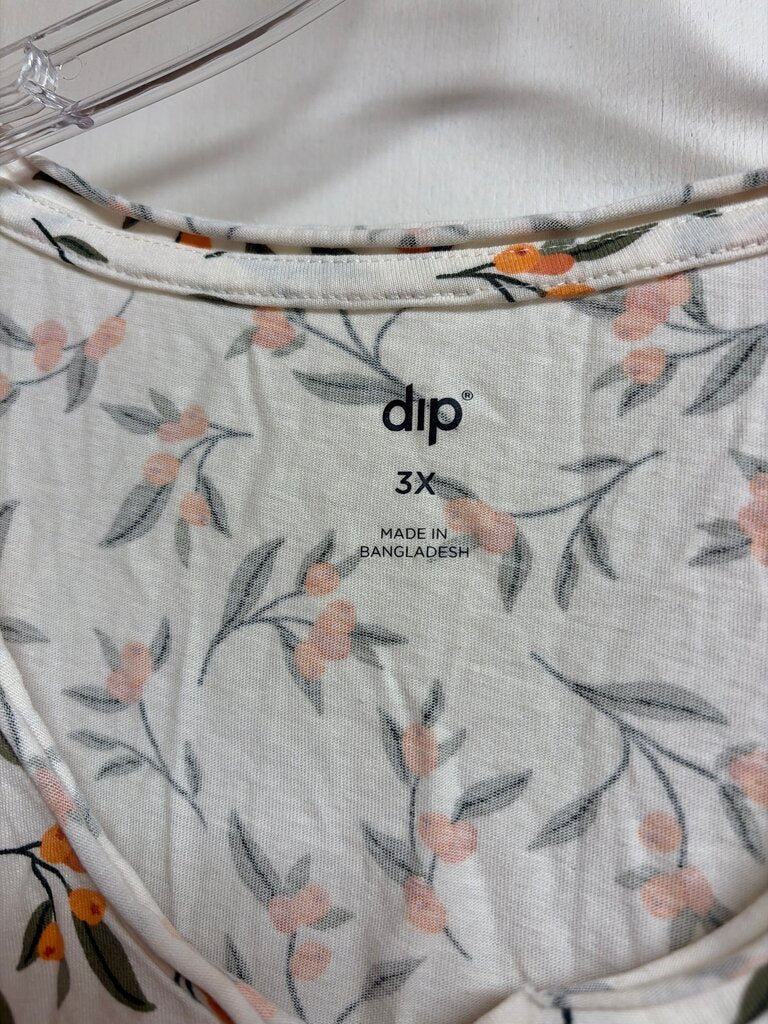 Floral Patterned Oversized T-Shirt
