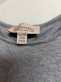 Philosophy Women's Grey Top