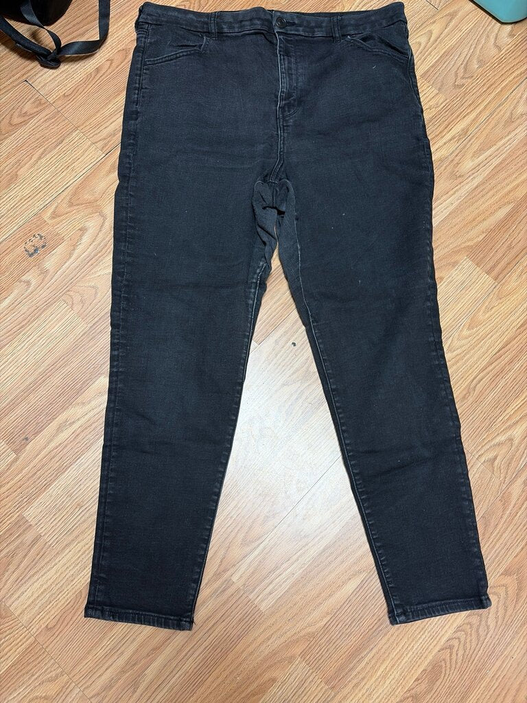 American Eagle Outfitters Women's Black Jeans Size 20 Regular