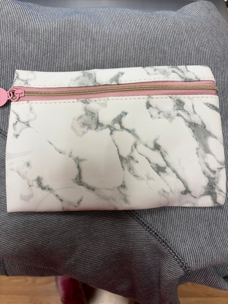 Marble Print Cosmetic Bag