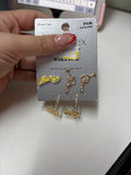 Double Earring Set with a Twist