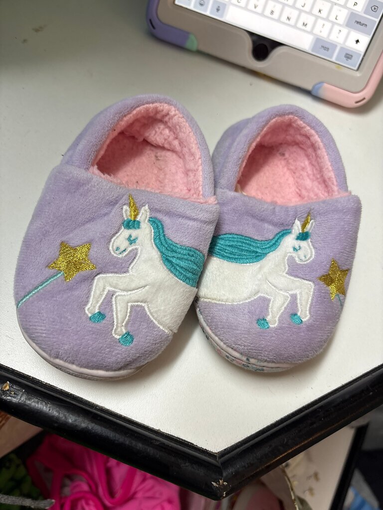 Unicorn Plush Slippers