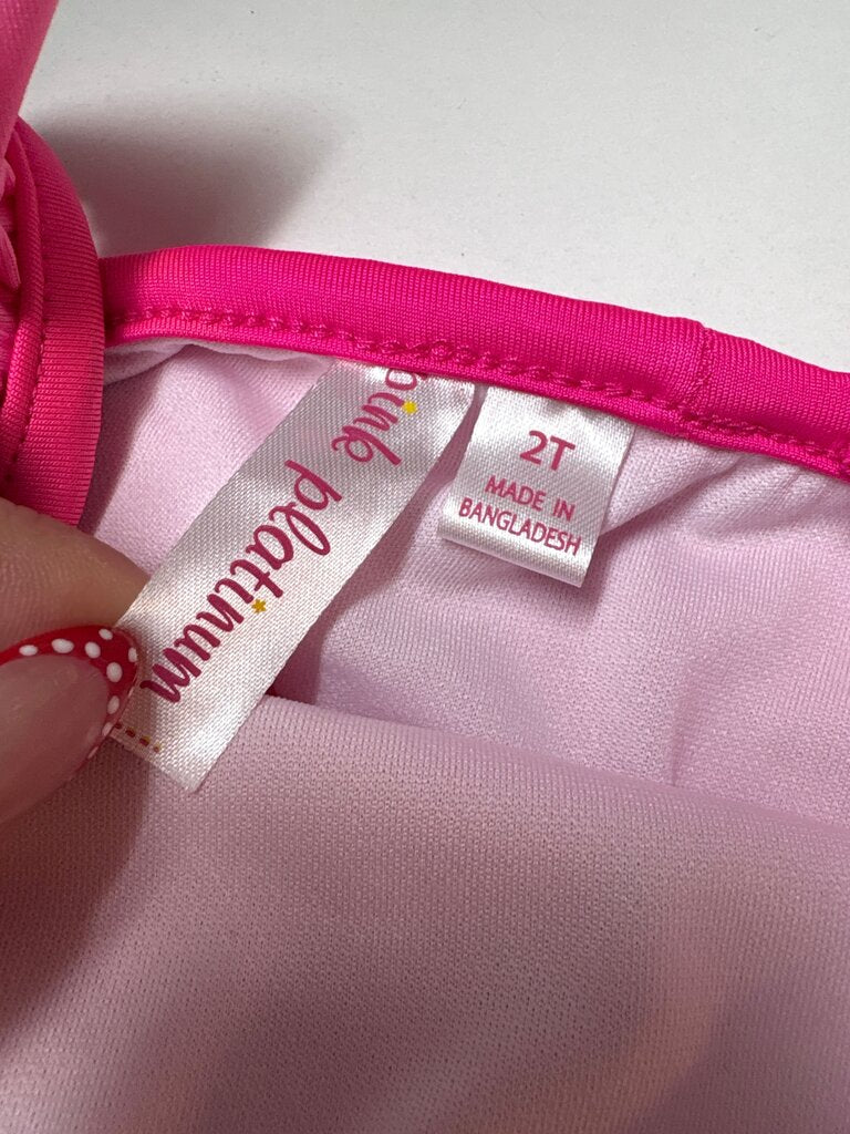 Pink Rainbow Heart Swimsuit