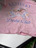 Kentucky Derby Club Pink T-Shirt