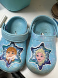 Frozen Kids Crocs with Elsa and Anna