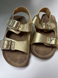Gold Buckle Sandals