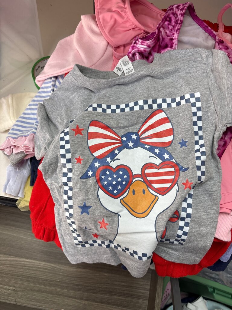 American Flag Themed Kids T-Shirt