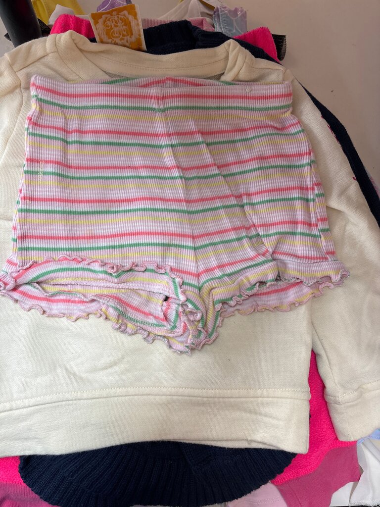 Striped Girls' Shorts
