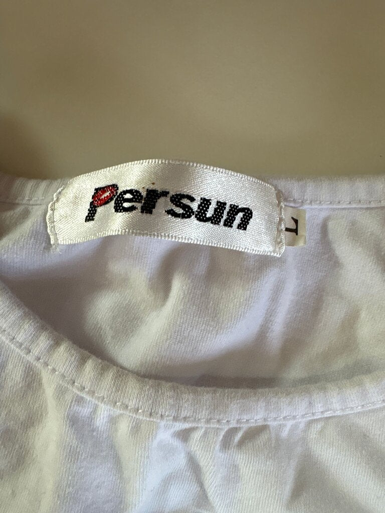 Persun White Tank Top