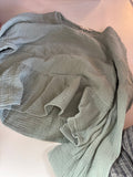 Light Green Ruffled Top